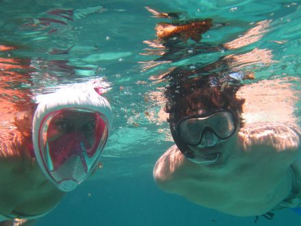 snorkeling adventure with Totof Tours in Blue Bay Mauritius